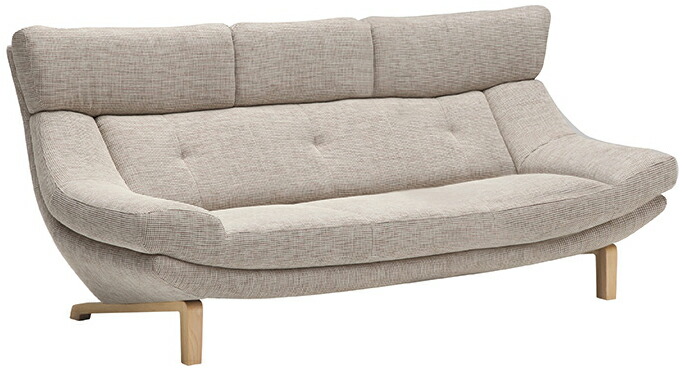 楽天市場】カリモク UU4603/UU4653 3人掛け長椅子 幅204 3P布