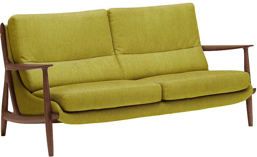 楽天市場】カリモク WW3503 3Pソファ 布張ソファ 肘掛椅子 三人掛け