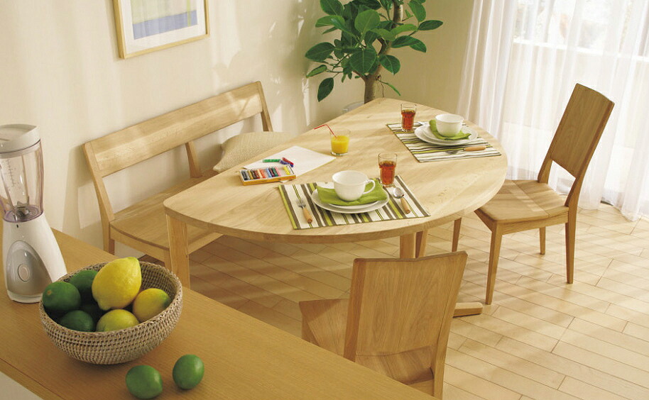 楽天市場】カリモク DU5430・CU4545・CU4742 150cm半円ダイニング