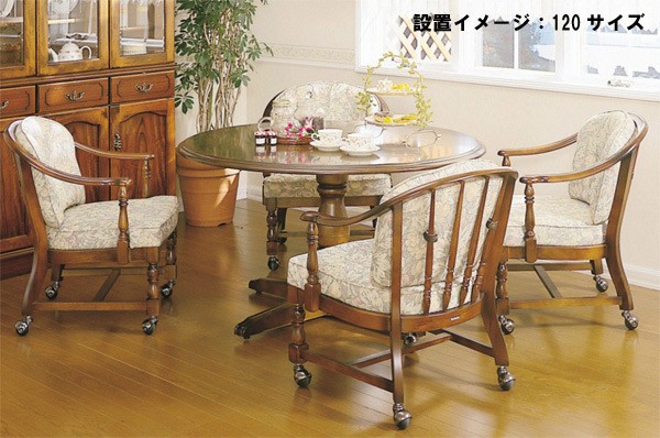 楽天市場】カリモク DC4001JK 円形120cm ダイニングテーブル 食卓