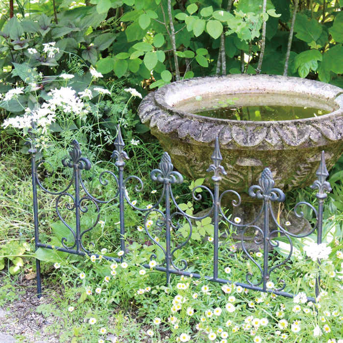 楽天市場】フェンス 屋外 花壇 アイアンフェンス ガーデンフェンス