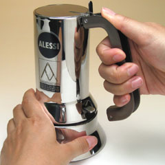 楽天市場】直火式エスプレッソメーカー「アレッシィ」6カップ用（9090