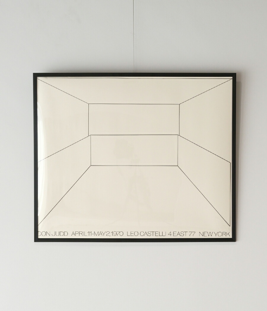 ミニマル アートドナルド・ジャッドポスターフレーム付ジョセフ