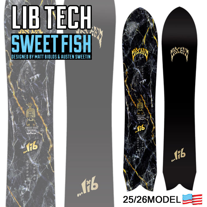 楽天市場】25-26 LIB TECH リブテック スノーボード SWEET FISH