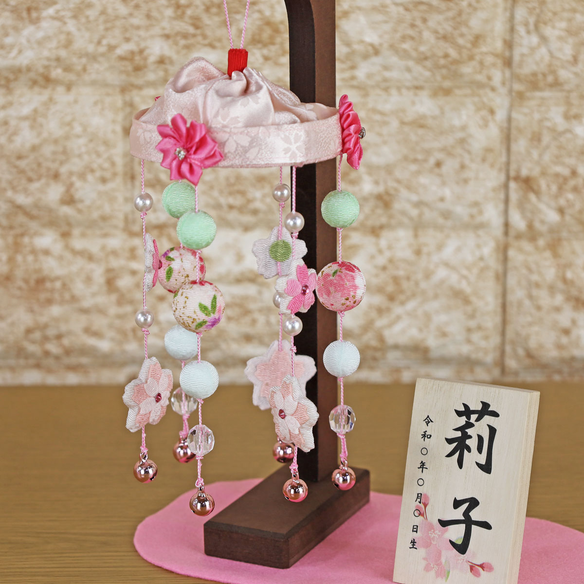 楽天市場】つるし雛 つるし飾り おしゃれ コンパクト ミニ 飾り台付き