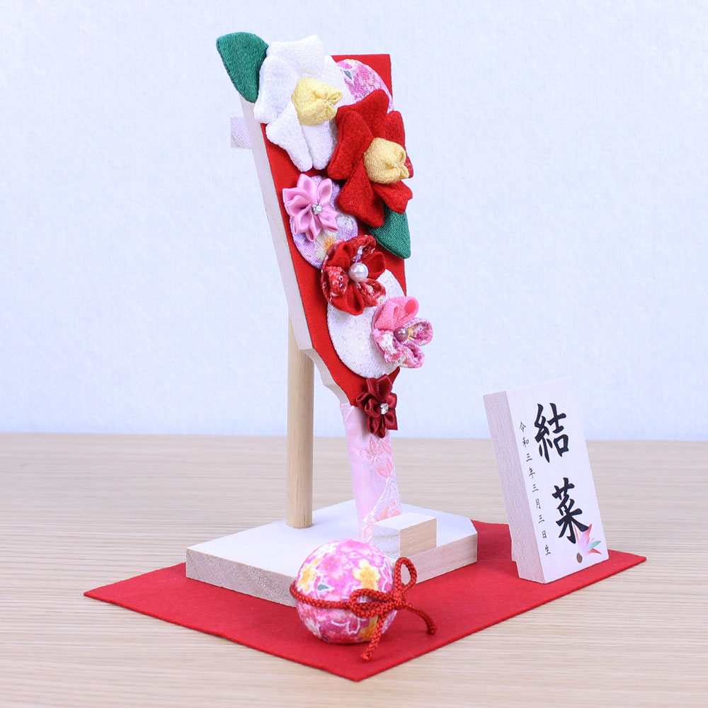 楽天市場】羽子板 初正月 花飾り(7号 摘み細工 羽子板 出し飾り