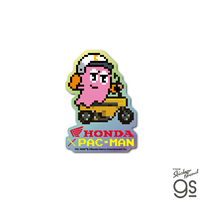 楽天市場】Honda×PAC-MAN ホログラムステッカー モトコンポ×PINKY