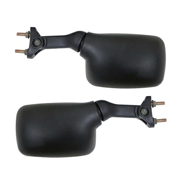 楽天市場】カウルミラー バックミラー ブラック スクエア 左右 バイク