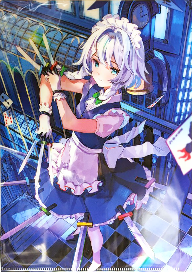 楽天市場】東方Projectクリアファイル 咲夜(画:零%(れい=レート)) -あ