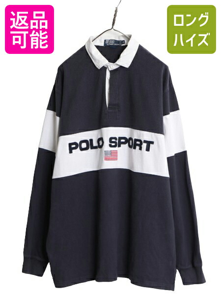 楽天市場】90s ポロスポーツ ラルフローレン ボーダー 長袖 ラガー