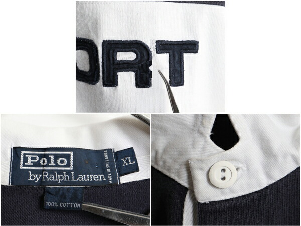 楽天市場】90s ポロスポーツ ラルフローレン ボーダー 長袖 ラガー