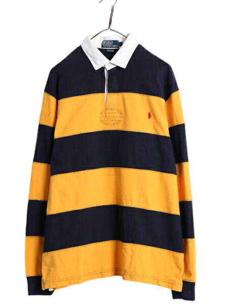 楽天市場】90s ポロ ラルフローレン ワイド ボーダー 長袖 ラガー