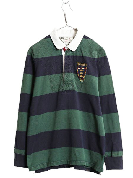 楽天市場】ラグビー ラルフローレン ボーダー 長袖 ラガー シャツ