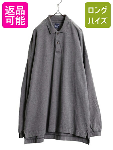 楽天市場】90s OLD GAP 長袖 ポロシャツ メンズ XL オールド ギャップ