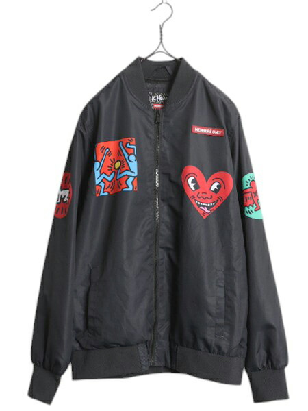 楽天市場】Keith Haring × MEMBERS ONLY フルジップ ナイロン