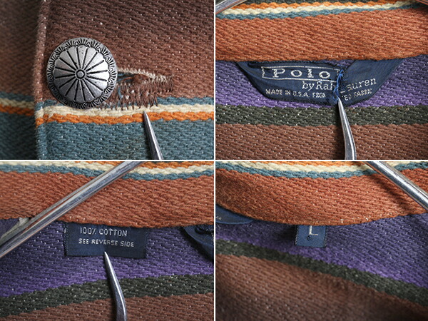 楽天市場】90s USA製 □ POLO ポロ ラルフローレン ネイティブ