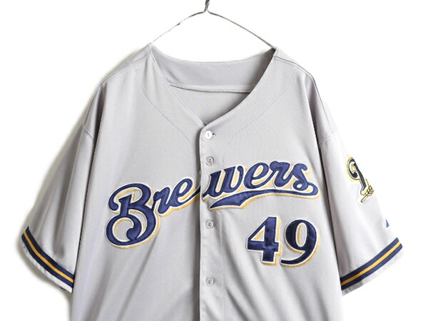 楽天市場】□ MLB オフィシャル Majestic ミルウォーキー ブルワーズ