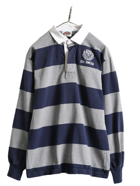 楽天市場】カナダ製 □ バーバリアン ワイド ボーダー 長袖 ラガー