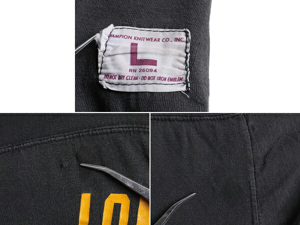 楽天市場】60s タタキタグ ☆ チャンピオン フットボール Tシャツ