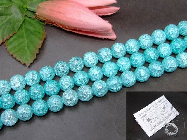 楽天市場】g3-1607D 12mm グリーン クラック水晶 緑爆裂水晶 クラック