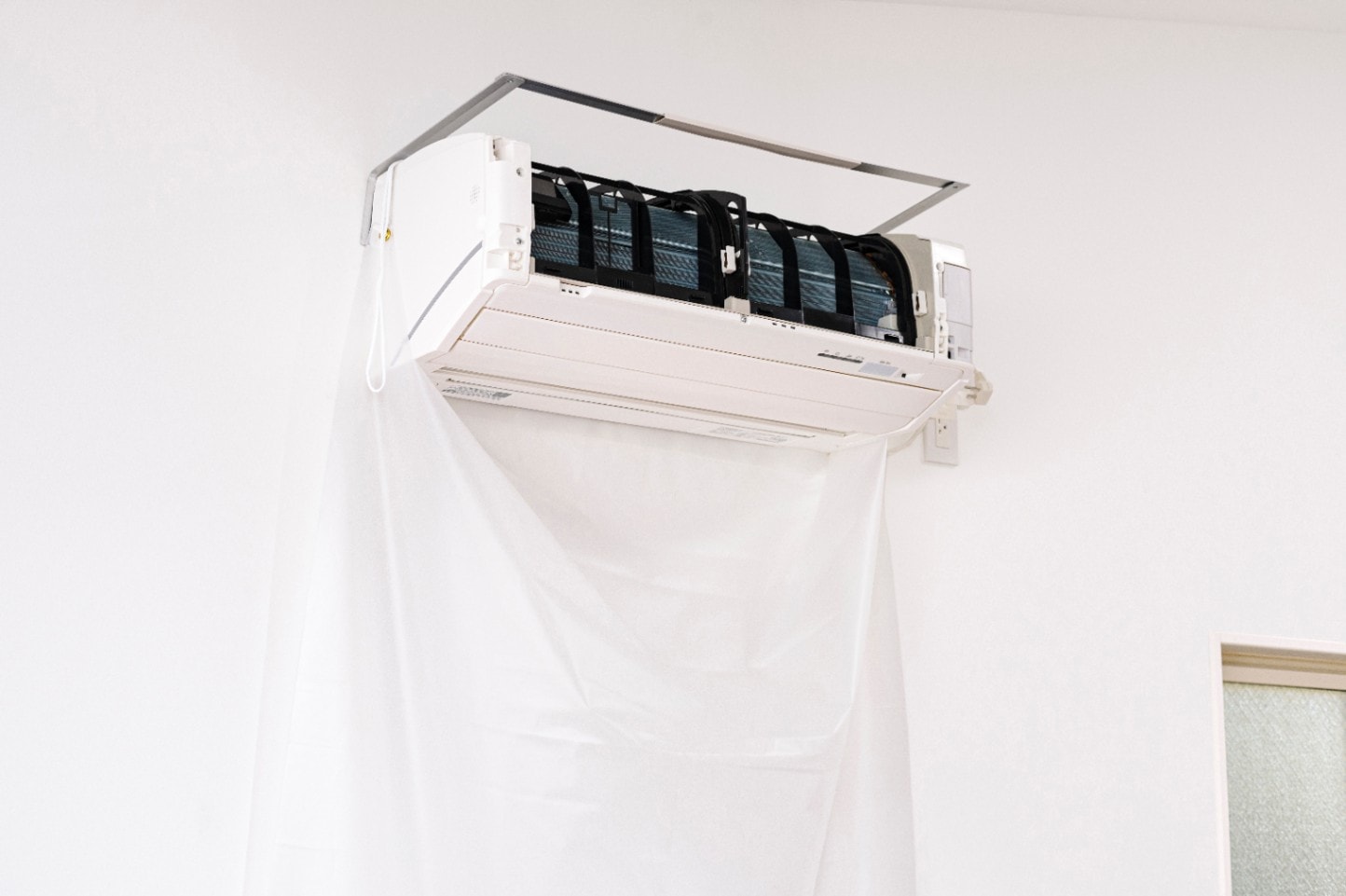 楽天市場】フルカバータイプ壁掛用エアコン洗浄カバー用 支持金具