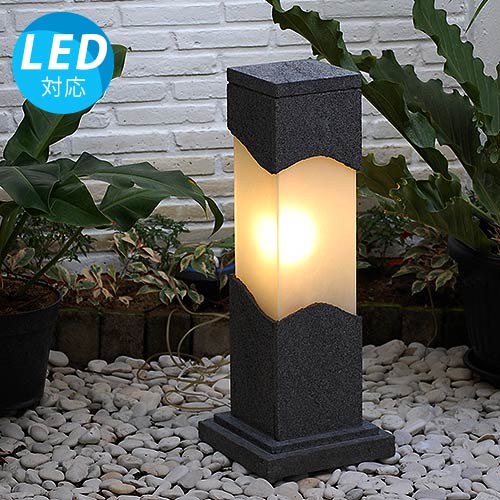 楽天市場】【溶岩石】ストーン ガーデンライト LTH-07SPC 照明