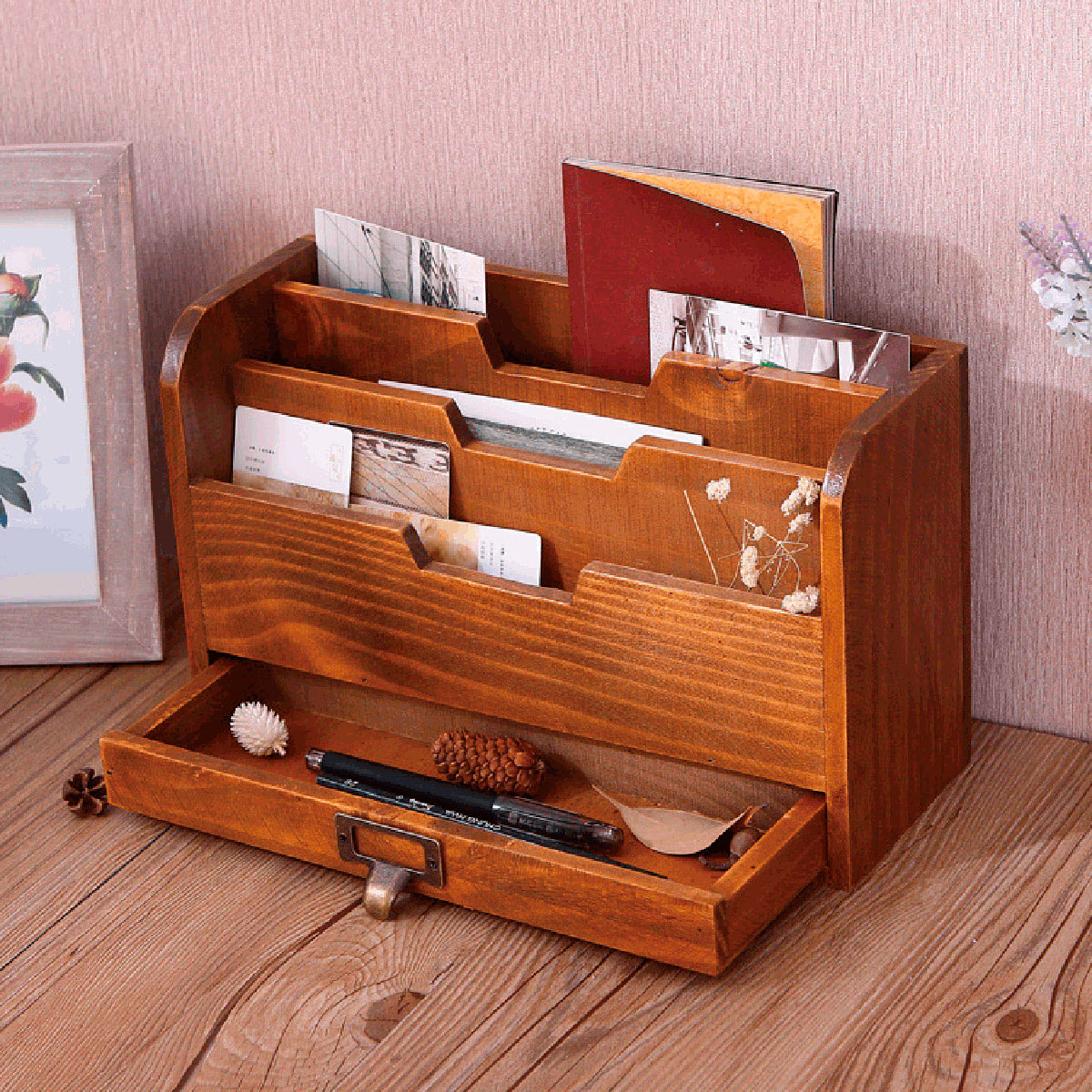 楽天市場】＼楽天スーパーSALE 10％OFF／ 木製 卓上 小物入れ 引き出し