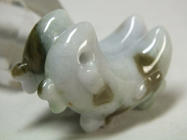 楽天市場】□龍香堂□☆「国石」糸魚川翡翠（ひすい）双体子持勾玉