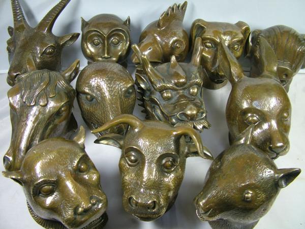 楽天市場】□龍香堂□☆円明園十二生肖獣首銅像「酉（とり）」 : 龍香堂