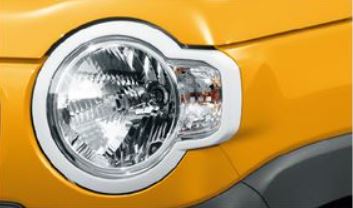 楽天市場】【スズキ純正】 ヘッドランプリム (ホワイト) ☆ハスラー