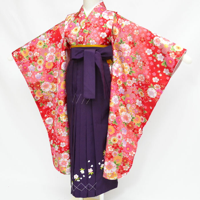 楽天市場】七五三 卒園式 着物 袴 セット 7歳着物と袴セット ねじり梅