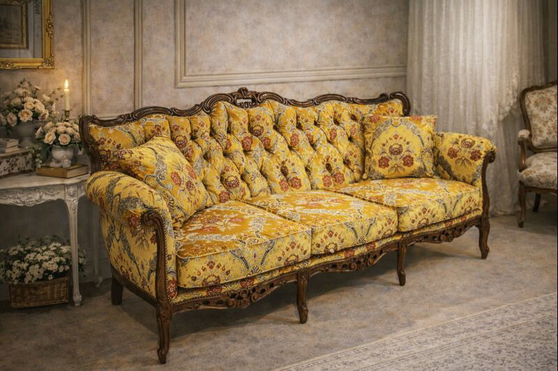 楽天市場】【謝恩セール特価】イタリア製 輸入家具 ソファ 3人掛け 金