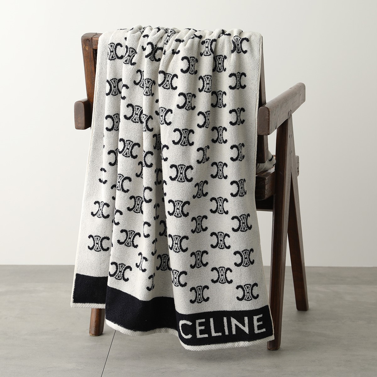 楽天市場】CELINE セリーヌ ビーチタオル Triomphe トリオンフ