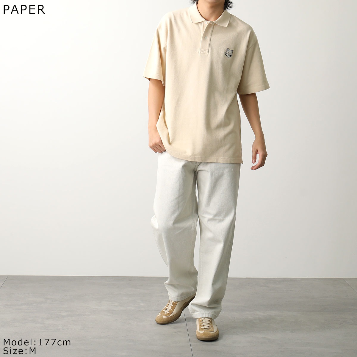 楽天市場】MAISON KITSUNE メゾンキツネ ポロシャツ MM00202KJ7010