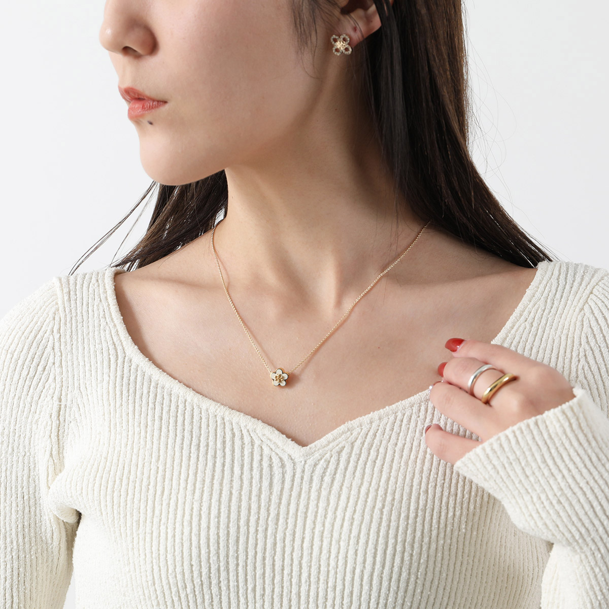 楽天市場】TORY BURCH トリーバーチ ネックレス KIRA ENAMEL FLOWER