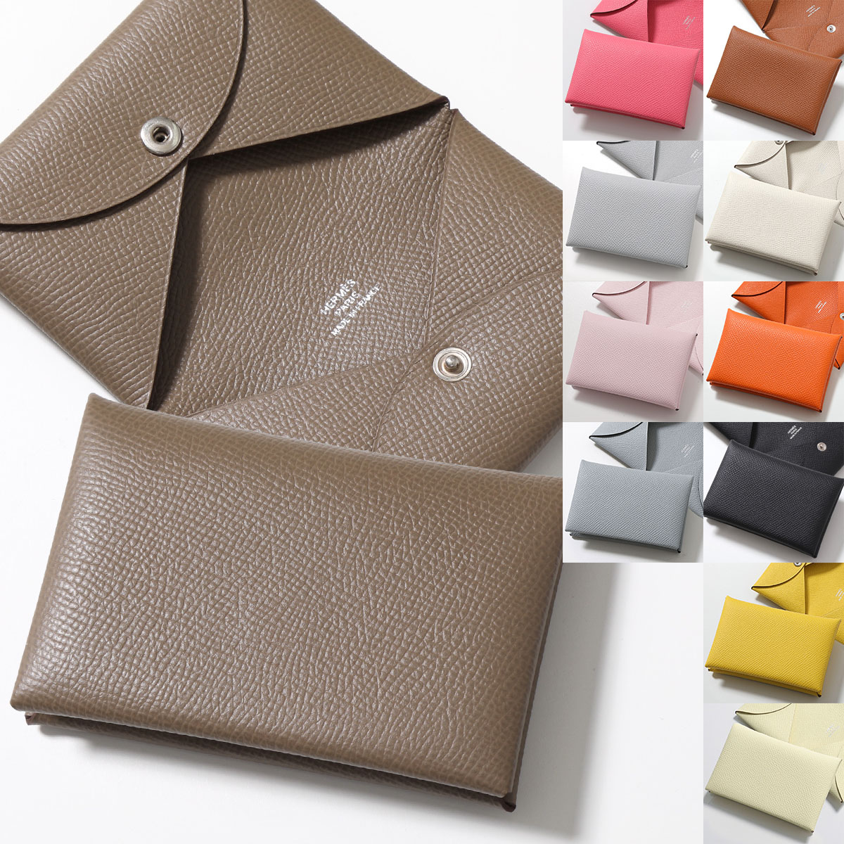 楽天市場】HERMES エルメス カードケース CALVI カルヴィ レディース