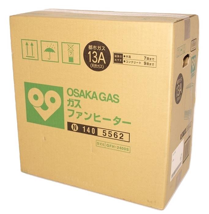 楽天市場】大阪ガス ガスファンヒーター (N) 140-5562型 / GFH-2400S