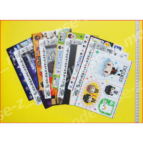 楽天市場】銀魂ビシっと＆ドットビットステッカー 全4種バンダイ