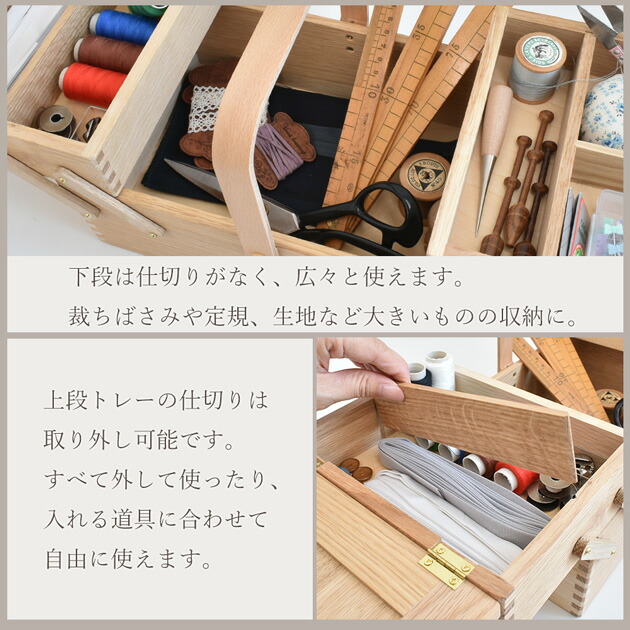 楽天市場】【P10倍&豪華おまけ付】倉敷意匠 裁縫箱 なら の ソーイング