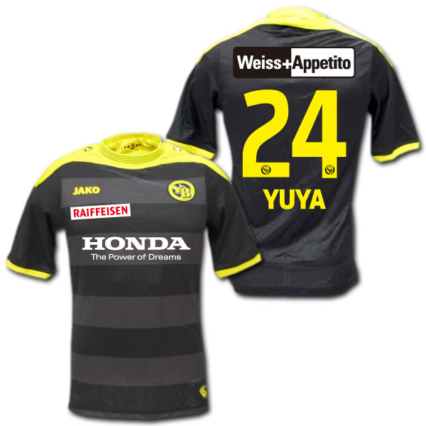 楽天市場】ヤングボーイズ 13/14 アウェイ（黒黄) #24 YUYA 久保裕也