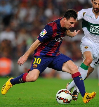 楽天市場】FCバルセロナ 14/15 ホーム #10 MESSI リオネル・メッシ