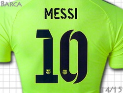 楽天市場】FCバルセロナ 14/15 3rd（黄色） #10 MESSI リオネル
