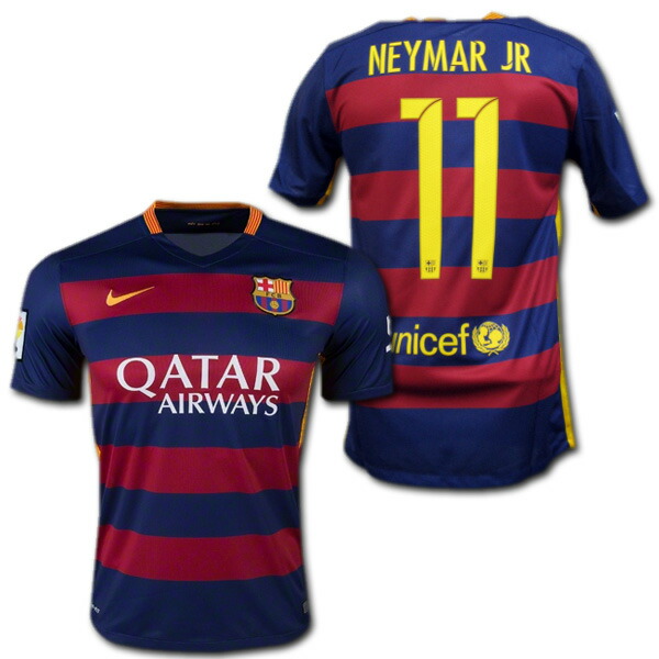 楽天市場】FCバルセロナ 15/16 ホーム（青赤） #11 NEYMAR JR
