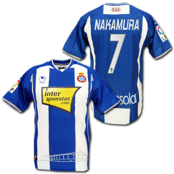 楽天市場】09/10 エスパニョール Home（青白） #7 中村俊輔 ウール