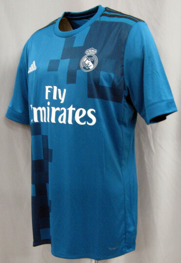 楽天市場】【送料無料】レアルマドリード 17/18 サード（青緑） ＃7