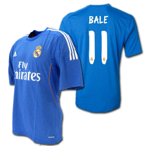 楽天市場】【ナンバー無料】 レアルマドリード 13/14 アウェイ（水色