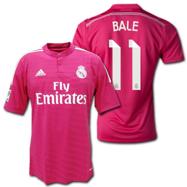 楽天市場】レアルマドリード 14/15 アウェイ（ピンク） #11 BALE