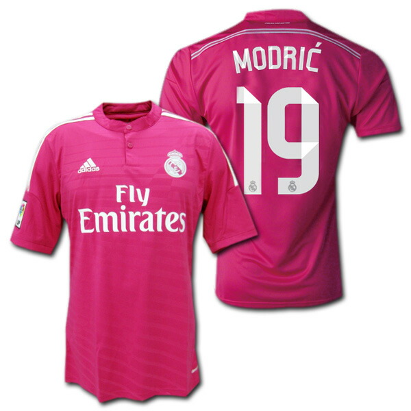 楽天市場】レアルマドリード 14/15 アウェイ（ピンク） #19 MODRIC