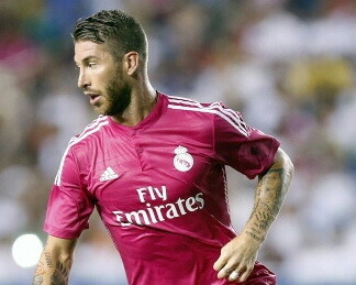 楽天市場】レアルマドリード 14/15 アウェイ（ピンク） #4 SERGIO