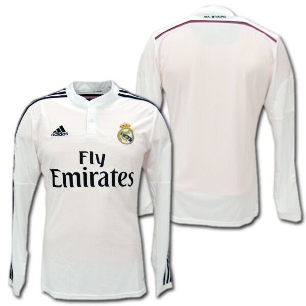楽天市場】【最新】 レアルマドリード 14/15 ホーム 長袖 アディダス製